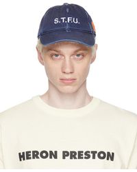 Heron Preston - Navy 'stfu' Cap - Lyst