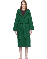 Tekla - Terry Hooded Bathrobe - Lyst