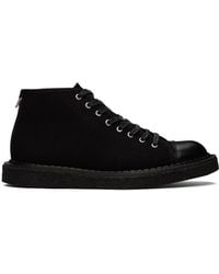 Fred Perry - Black George Cox Edition Canvas Monkey Sneakers - Lyst