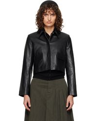 Nour Hammour - Bleeker Fitted Leather Jacket - Lyst