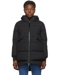 Herno Manteau a capuche en duvet et Gore-Tex® noir Windstopper