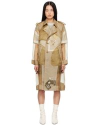 Undercover - Tan Layered Coat - Lyst