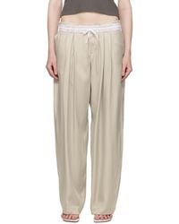 Alexander Wang - Pre-Styled Turn-Down Waistband Trousers - Lyst