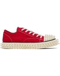 Doublet Porcupine Lace Up Sneakers, , 100% Polyester in Doublet Porcupine Lace Up Sneakers, , 100% Polyester in