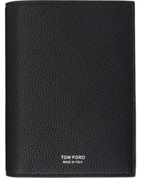 Tom Ford - Soft Grain Leather T Line Passport Holder - Lyst