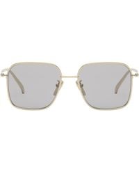 Prada - Square Metal Sunglasses - Lyst