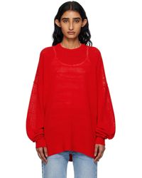 Frankie Shop - レッド Basel クルーネックセーター - Lyst