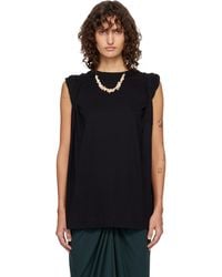 Dries Van Noten - Loose Sleeveless T-Shirt - Lyst