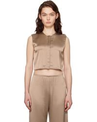 Leset - Barb Crewneck Vest - Lyst