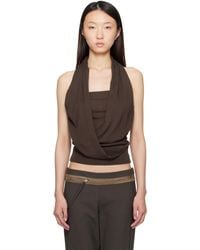 Paloma Wool ブラウン シルク Archive トラウザーズ ブラウン | Lyst