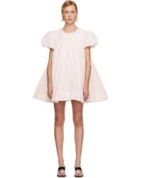 Sandy Liang - ピンク Miyo ミニワンピース - Lyst