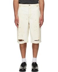 Cout de la Liberte - Off- Zander Twill Baggy Shorts - Lyst