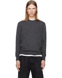 Maison Margiela - Wool-Blend Patch Sweater - Lyst