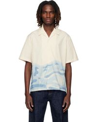 Lacoste - Relaxed Fit Striped Logo Shirt - Lyst