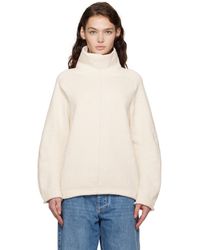 Bottega Veneta - Off- Compact Cotton Turtleneck - Lyst