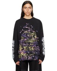 we11done - Printed Long Sleeve T-shirt - Lyst