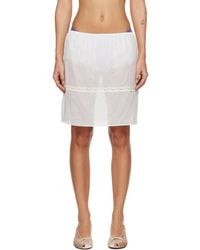 Fruity Booty - Lace Trim Bloomer Midi Skirt - Lyst