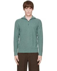 Veilance - Conic Wool Half Zip Sweater - Lyst