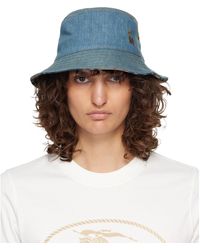 Burberry - Denim Bucket Hat - Lyst