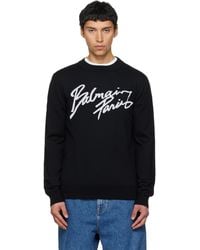 Balmain - Merino Wool Sweater - Lyst