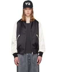 Y-3 - Liquid Logo Satin Souvenir Jacket - Lyst