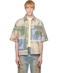Rhude - マルチカラー Bandana ボクシー ワークシャツ - Lyst