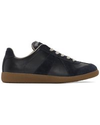 Maison Margiela Navy Replica Trainers - Blue