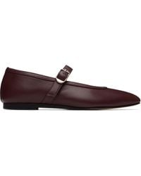 Le Monde Beryl - Burgundy Ballet Mary Jane Ballerina Flats - Lyst