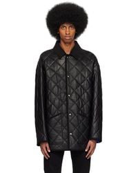 Filippa K - Quilted Leather Jacket - Lyst