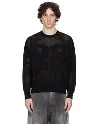Amiri - ブラック '22' クルーネックセーター - Lyst