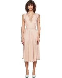 Maison Margiela - Silk Midi Dress - Lyst