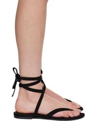 Proenza Schouler - Tee Strappy Flat Sandals - Lyst