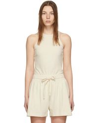 Halfboy - Off- Terry Bodysuit - Lyst