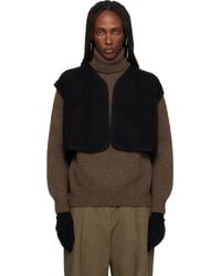 Baserange - Gilet Capas Noir - Lyst