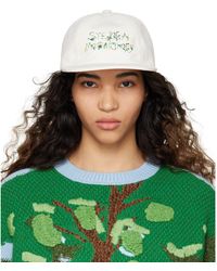 Stella McCartney - White Embroidered Cap - Lyst