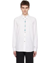 PS by Paul Smith - White Embroidered Shirt - Lyst