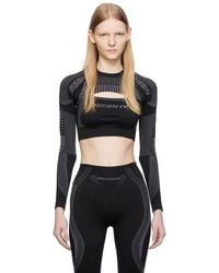 MISBHV - Black Shrug Sport Top - Lyst