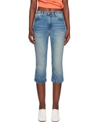 Edward Cuming - Knee Jerk Capri Denim Shorts - Lyst