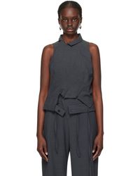 OTTOLINGER - Ssense Exclusive Gray Tank Top - Lyst