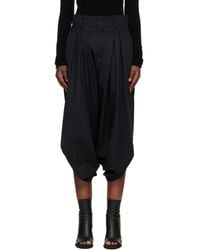 Comme des Garçons - Polyester Wool Gabardine Trousers - Lyst
