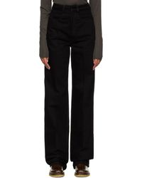 Lemaire - Black High-rise Jeans - Lyst