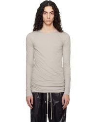 Rick Owens - Off- Temple Double Ls T-Shirt - Lyst