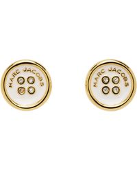 Marc Jacobs - 'the Button Stud' Earrings - Lyst