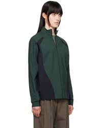 【関税込み】HYEIN SEO グリーン レイヤード ジャケット Hyein Seo ウィメンズ ニット & スウェット | SSENSE 日本
