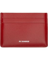 Jil Sander - Logo Stamp Card Holder - Lyst
