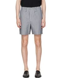 Homme Plissé Issey Miyake - Stripe Jersey Shorts - Lyst