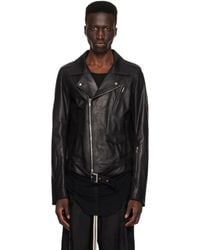 Rick Owens - Black Lukes Stooges Leather Jacket - Lyst