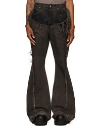 Rick Owens - Tower Slivered Bootcut Jeans - Lyst