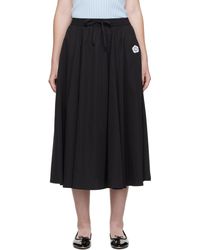 KENZO - Jupe Midi Noire - Lyst