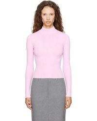 Jil Sander - Mock Neck Sweater - Lyst